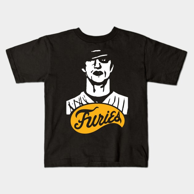 The Warriors Baseball Furies Kids T-Shirt by MadHorse